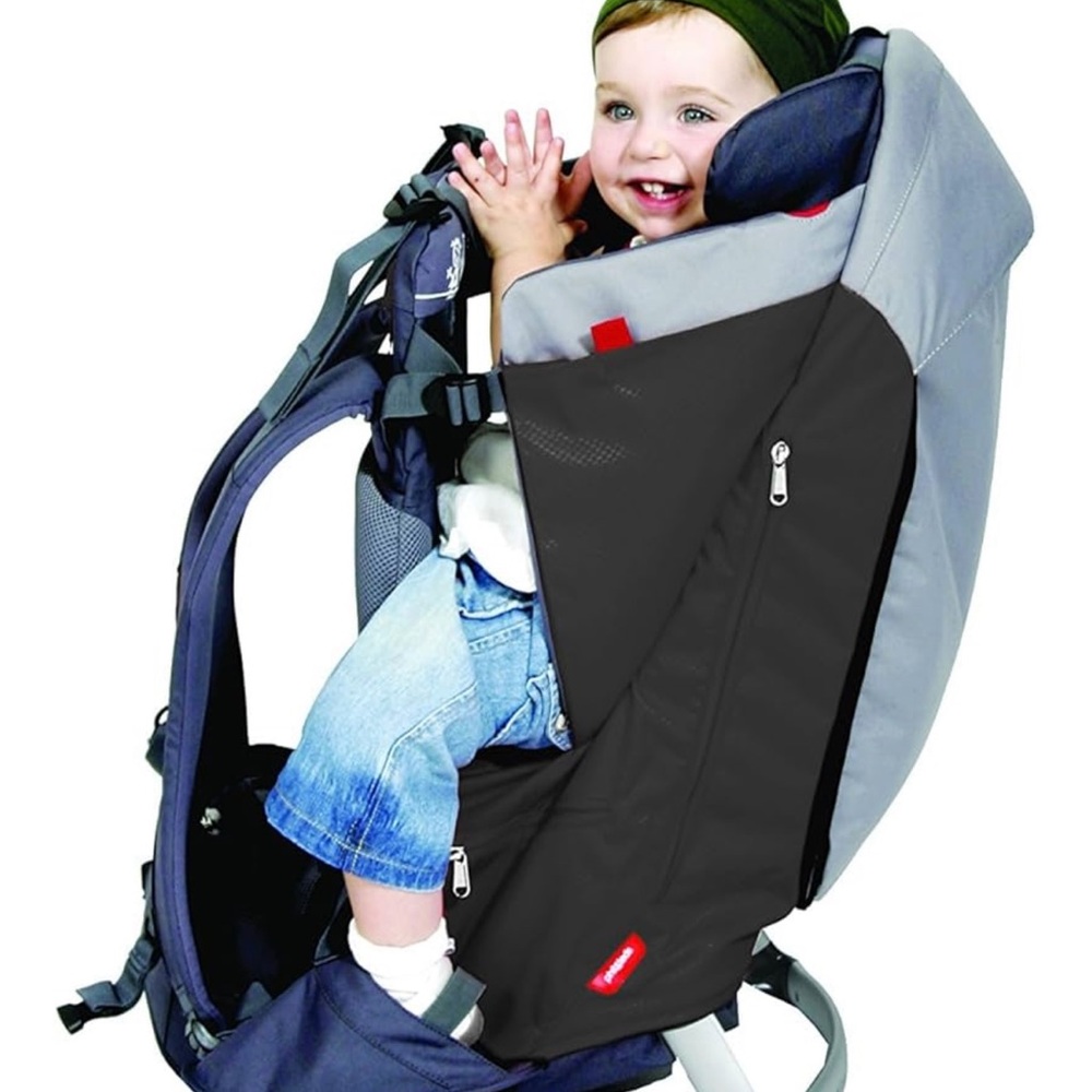 Kids Hiking Backpack Carrier - Black and Gray